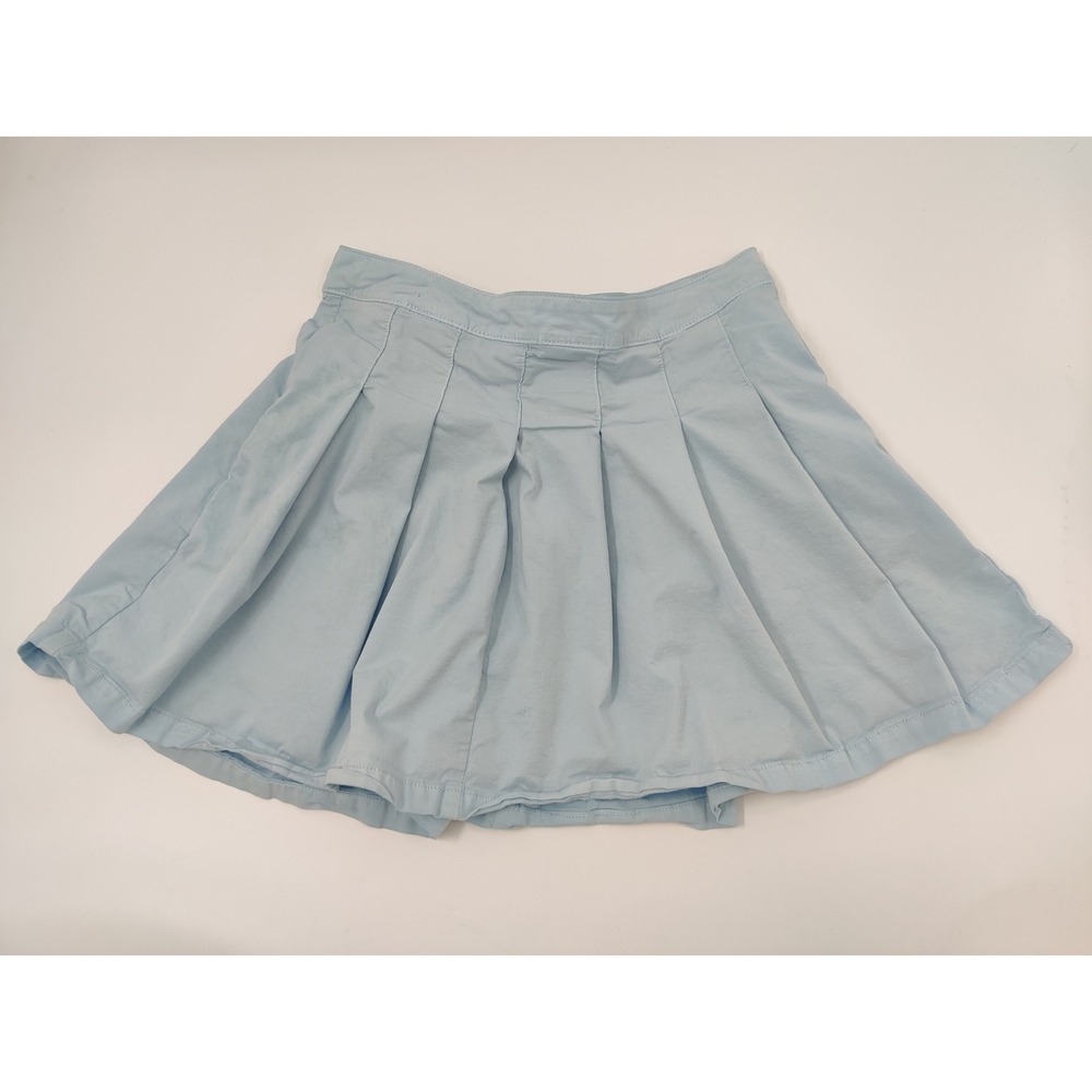American Eagle Outfitters Pleated A-Line Women's Skirt Light Blue Size 12 - Picture 1 of 8
